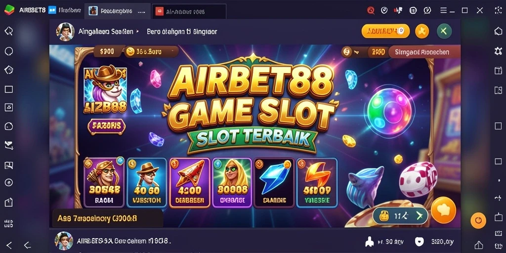 Tampilan gameplay menakjubkan dari game Slot AIRBET88.