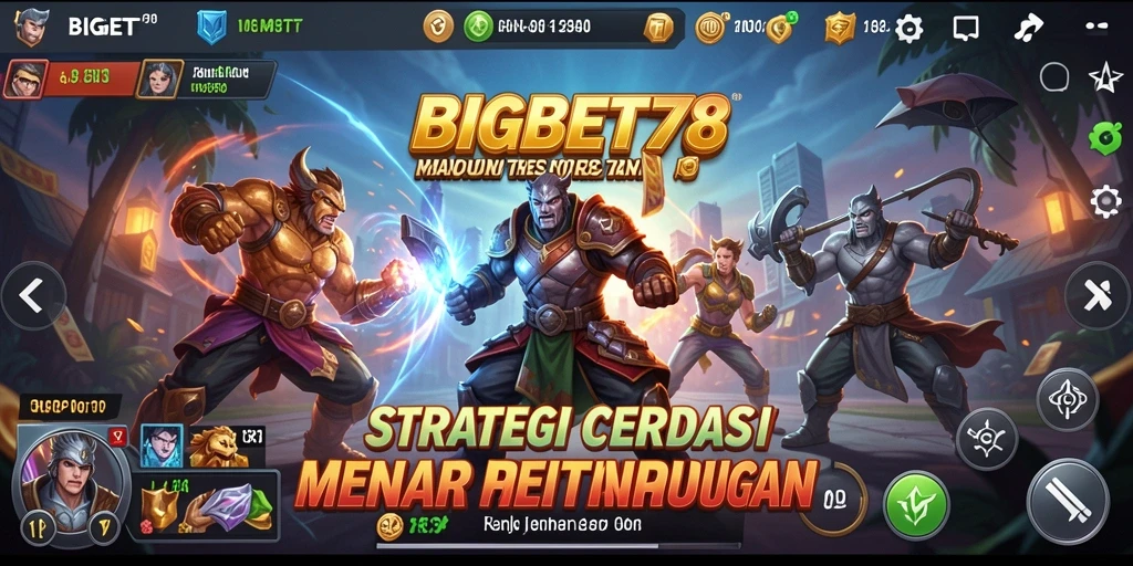 Tampilan gameplay menarik dan penuh strategi dalam BIGBET78.