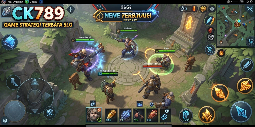 Tangkapan layar gameplay CK789 yang menampilkan strategi pertempuran mendalam.