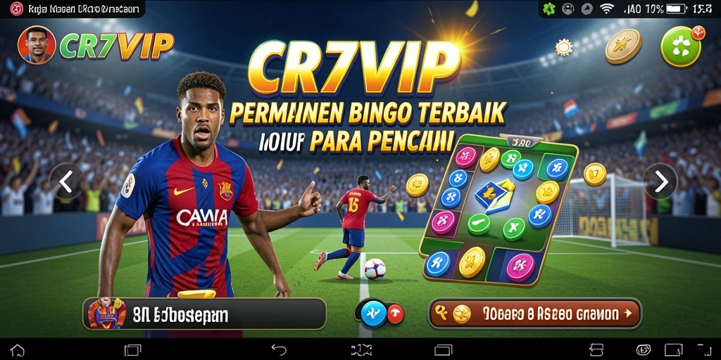 Tampilan menakjubkan dari gameplay Bingo di CR7VIP.