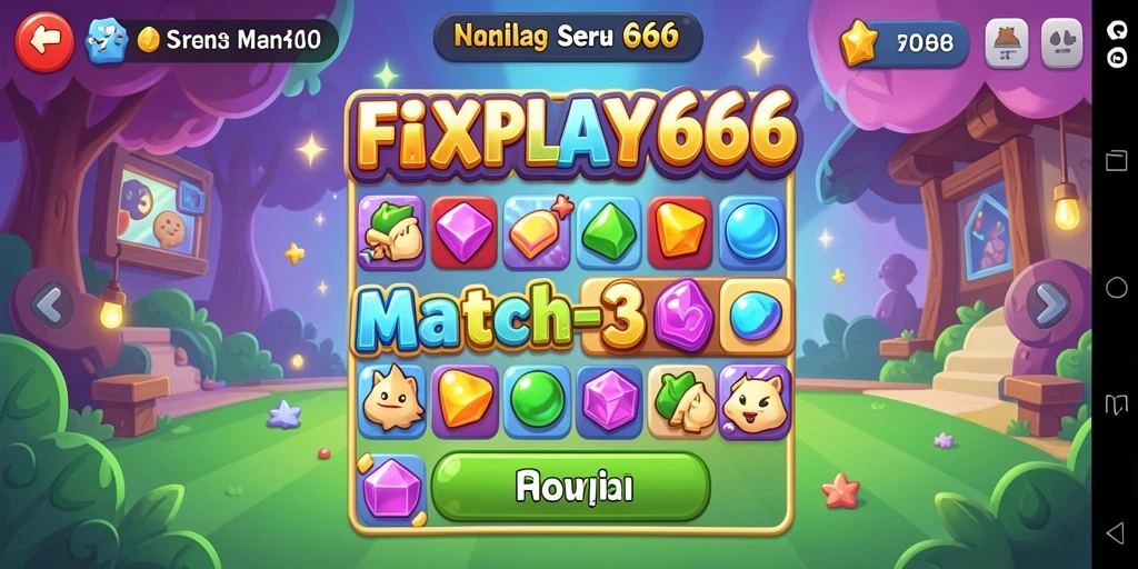 Tangkapan layar FIXPLAY666 menunjukkan gameplay penuh warna dan seru.