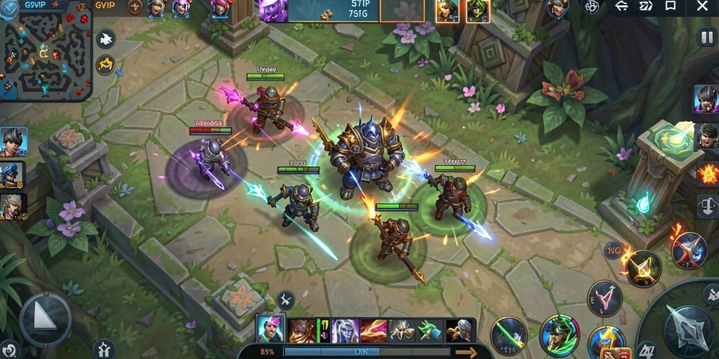 Tampilan gameplay seru G9VIP dengan strategi yang mendalam.