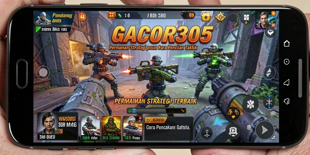 Tampilan gameplay GACOR305 yang mengasyikkan dan strategi mendalam.