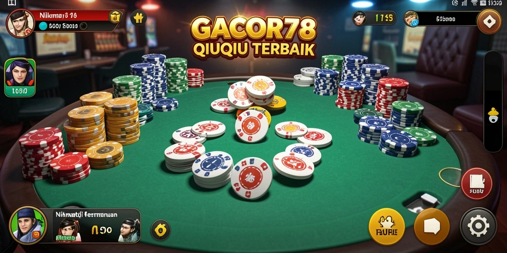 Screenshot GACOR78 menampilkan gameplay QiuQiu yang seru.