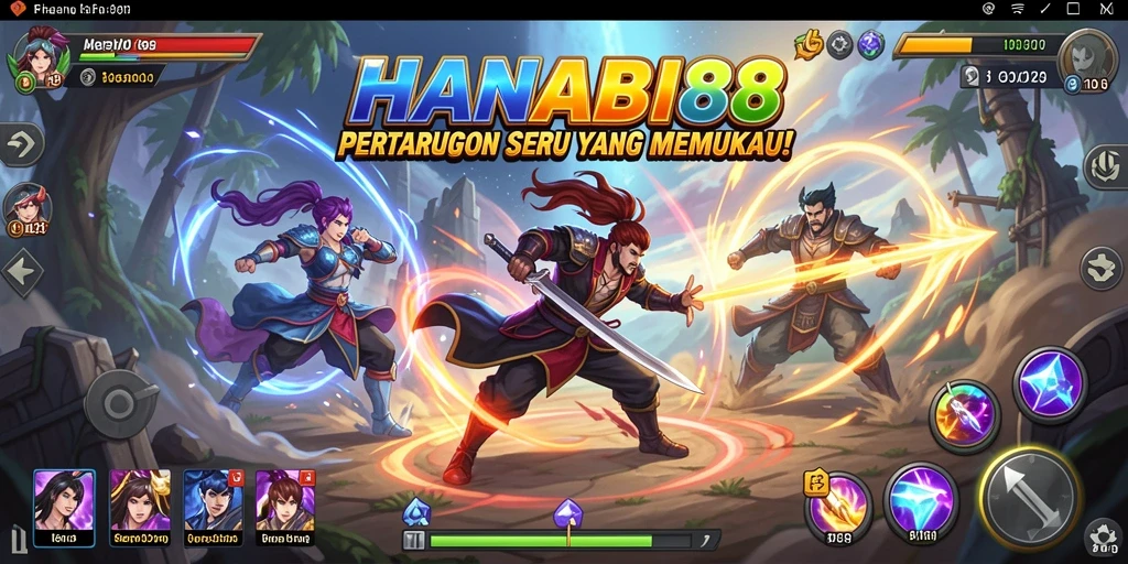 Gameplay seru dan mendebarkan dari HANABI88.