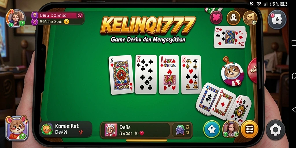 Tampilan gameplay menarik dari KELINCI777 dengan elemen Domino.