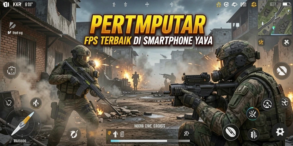 Screenshot gameplay KKRP yang menunjukkan aksi pertempuran seru.
