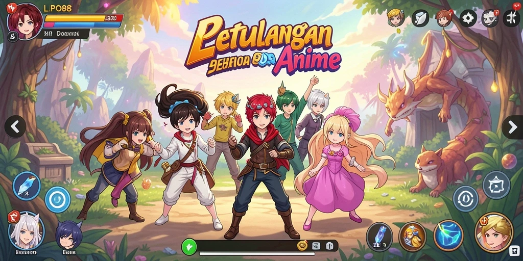Gameplay seru LPO88 dengan karakter anime terbaik.