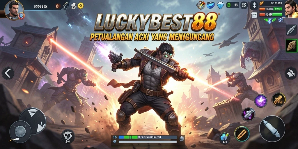 Screenshot gameplay menampilkan aksi seru dalam LUCKYBEST88.
