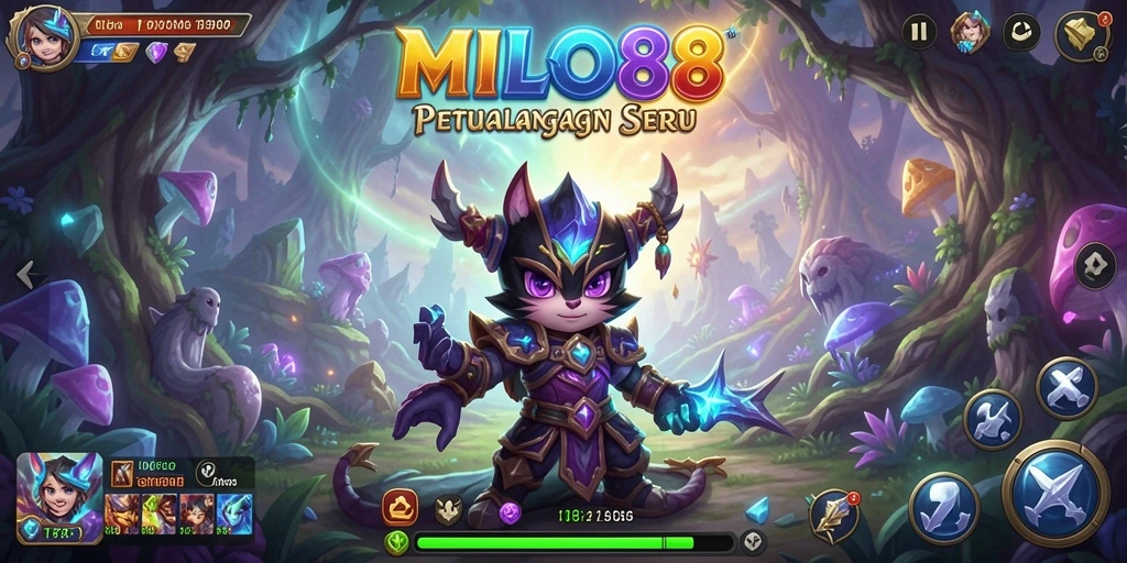 Tangkapan layar gameplay menunjukkan petualangan menakjubkan di MILO88.