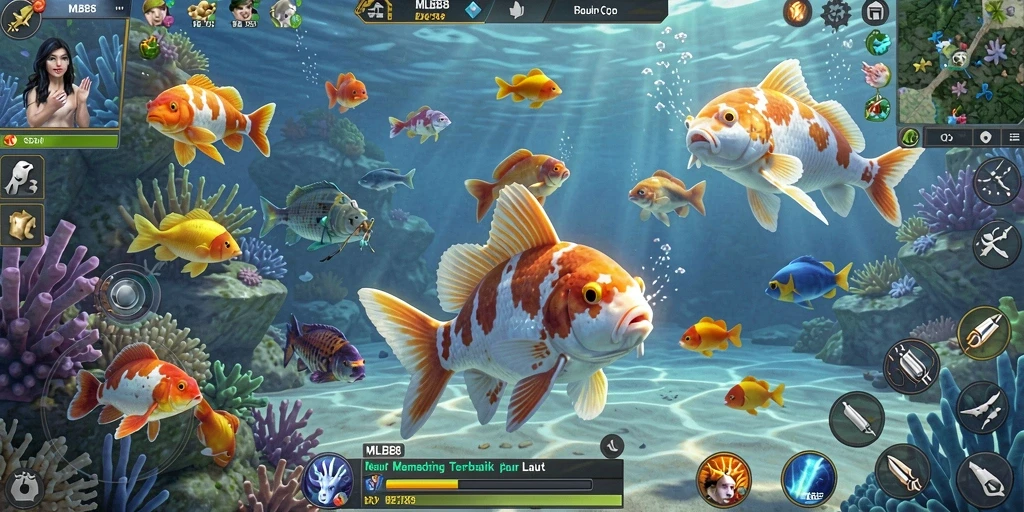Tangkapan ikan yang menakjubkan dalam gameplay <strong>MLBB8</strong>.