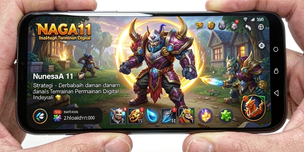 Tampilan gameplay NAGA11 yang mendebarkan dengan strategi mendalam.