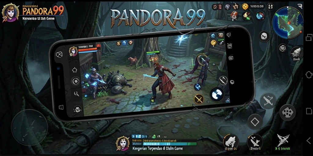 Screenshot PANDORA99 menunjukkan suasana mencekam dalam gameplay.