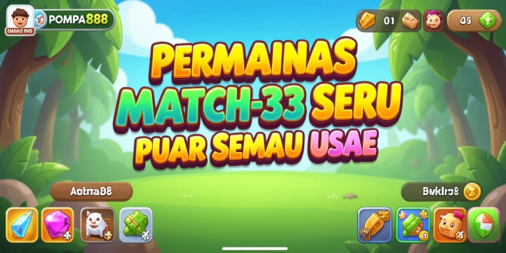Tampilan gameplay POMPA88 yang penuh warna dan menarik.