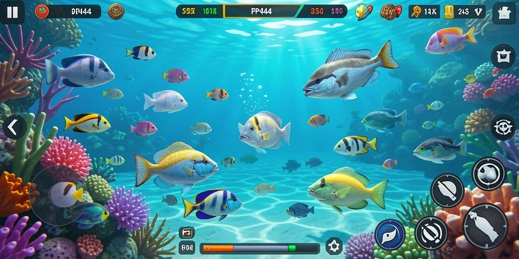 Gameplay seru menembak ikan yang mengasyikkan