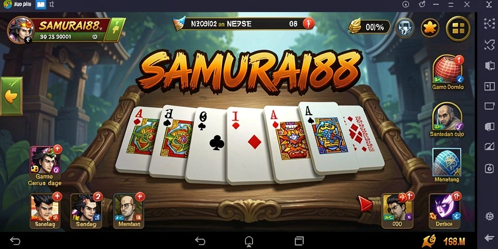 Tampilan gameplay menarik dari SAMURAI88 dengan grafis yang memukau.