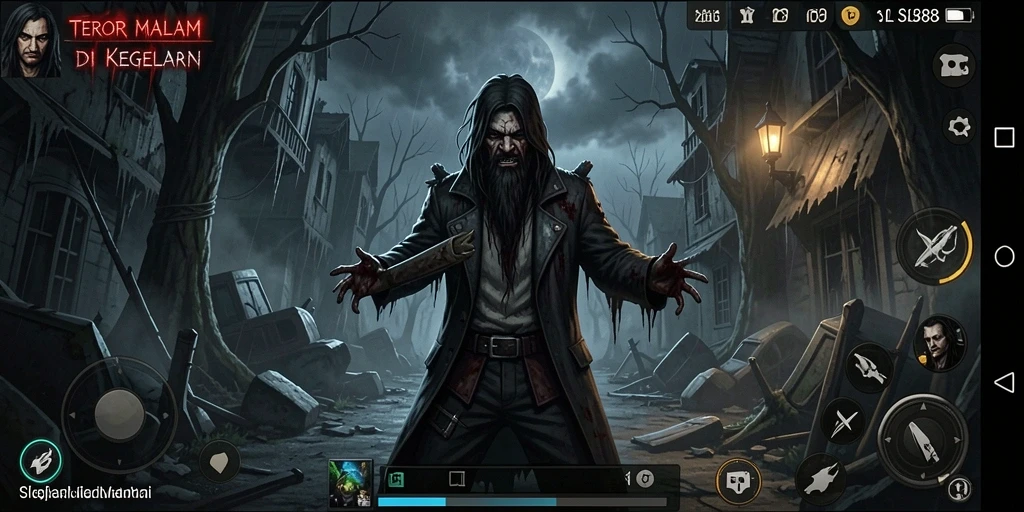 Tampilan gameplay SL888 yang mencekam dan penuh ketegangan.