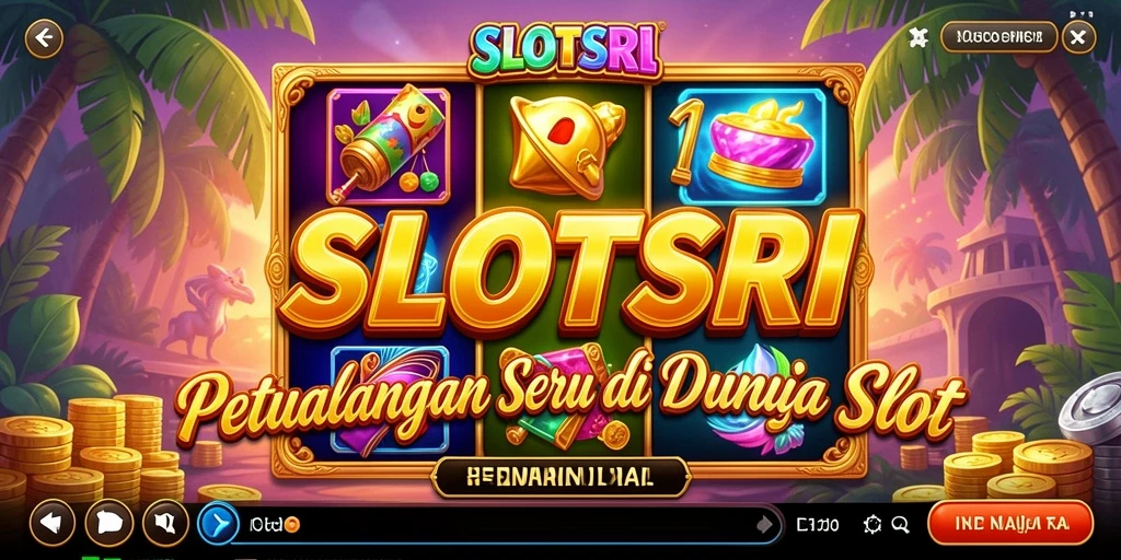 Tampilan gameplay SLOTSRI dengan tantangan petualangan yang seru.
